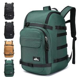 로얄 마운틴 스키 부츠 가방, 40L 스노보드 및 헬멧 남성용 대용량 여행용 백팩, 스키, 캠핑용 방수 백팩(그린)