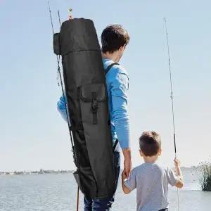 [하프클럽/셀러허브_여성트랜드패션]릴장착 낚시가방 원통 바다 민물 낚시