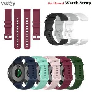 호환  화웨이 워치용 스마트 워치 스트랩 궁극의 실리콘 팔찌 시계 밴드 4 프로 GT4 GT3 GT2 프로 아너 매