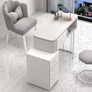 1인 네일테이블 투명 진열대 서랍 네일 작업대 책상