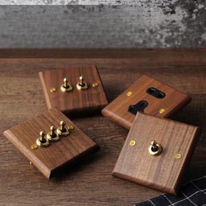 빈티지 원목 콘센트 스위치 커버 인테리어 덮개 리모델링