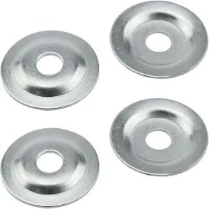 볼형 벤치 그라인더용 MEOTOT 4PCS Arbor 와셔 플랜지리스 디스크 홀 직경 10mm 엠보싱 패드 스틸 와이어