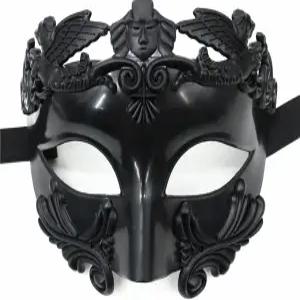 할로윈 마디그라 무도회 코스프레 파티 의상을 위한 남성용 조이피스코 가면 빈티지 로마 그리스 베네치아