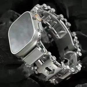 호환  워치 울트라 321 49mm용 메탈 스트랩 다기능 팔찌 iWatch 11 10 9 8 7 6 5 SE 46mm 42mm 45mm 41mm 4