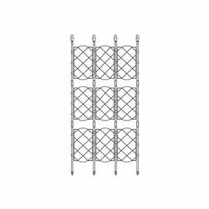 등산 식물을위한 정원 격자 조각 스탠드 오이용 안정적인 스테이크 발코니 80cm 선물