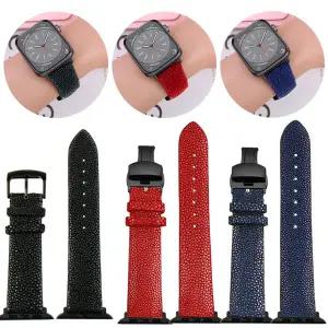 호환   iwatch10 iwatch ultra S9 S8 S7 SE 시계 스트랩 교체 용 빨간색 파란색 악마 고기 진주 고기 시계