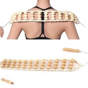 나무 우드 림프 컨투어링 개대 순환 버섯 롤러 휴대용 마사지기 관리 세트 키트