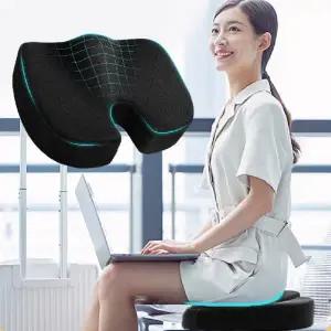 올바로 메모리폼 자세 꼬리뼈방석 엉덩이 자세교정 골반 도넛 체중분산 수험생 학생