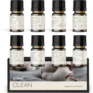 바인비다 [8종 세트] 미국산 양초 향료 오일 비누 제조 에센셜 디퓨저 향료를 위한 깨끗한