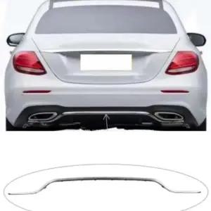 호환  메르세데스 E 클래스 W213 2016-2020 AMG A 용 후면 범퍼 크롬 장식 스트립 2138856601  A 213885700