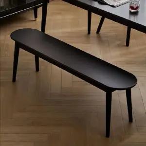 침대 벤치 롱벤치 고재 북유럽 의자 블랙 긴 편백나무