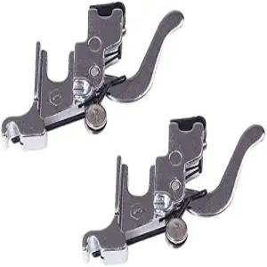 HONEYSEW 2pcs 스냅 온 섕크 로우 어댑터 프레셔 풋 홀더 브라더 싱어 자놈 도요타 켄모어 재봉틀용