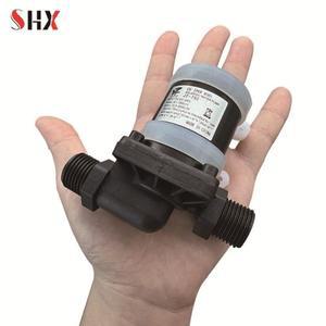 미니 저소음 브러시리스 모터 DC12V 가변 속도 제어 워터 펌프 온수기 가압 순환