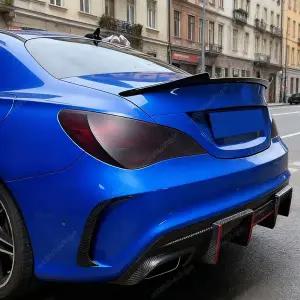 호환  메르세데스 CLA 클래스 W117 C117 CLA200 220 250 260 45 AMG 2013-2019 바디 키트용 자동차 리어 트
