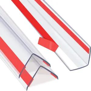 벽 테이블 도어 프레임 보호 및 장식을 위한 코엥위 클리어 코너 가드 필 앤 스틱 L자형 몰딩 트림(3Pcs x