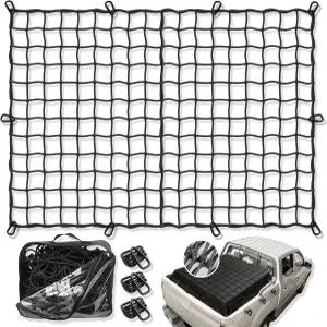 픽업 트럭 침대용 피니보코 고탄성 화물망-4 x 6 8 12 5mm 소형 메쉬 라텍스 번지 화물망- 일일 경량