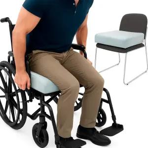 바이브 시트 및 의자 쿠션 - 노인용 사무실 휠체어 책상 자동차 소파 컴퓨터용 커버가 있는 폼 패드