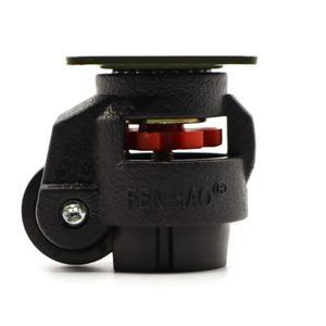 4개 헤비 듀티 나일론 레벨 조정 캐스터 GD-40F 산업 롤러 휠 바퀴