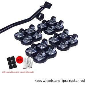 무거운 가구 이동용 바퀴 롤러 세트, 물건 운송 리프터, 막대