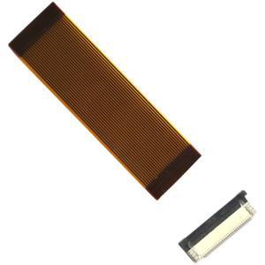FFC FPC 노란색 평면 유연한 케이블 0.5mm 피치 6P/8P/10P/18P/24P/30P/34P/40P/50P/60P/68P/80Pin LCD 스