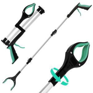 360도 접이식 그리퍼 익스텐더 쓰레기 피커 ° 회전 클립 수공구 미끄럼 방지 조가 있는 리처