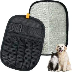 비포 애완동물 털 제거 장갑 - 조절 가능한 매직 브러시 개 고양이 제거제