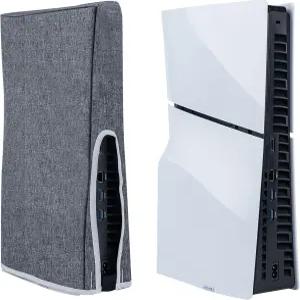 PS5 슬림 콘솔 전용 맥바젤 수직 먼지 커버 플레이스테이션 5 디지털 및 디스크 에디션용 정밀 컷 보호