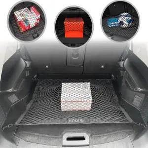 닛산 로그(T33) 2021-2026용 플로어 스타일 자동차 탄성 트렁크 메시 카고 네트 - 프리미엄 정리함 및