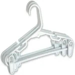 클립이 달린 메릭 엔지니어링 회전 슈트 걸이 3개 세트