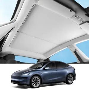 Tesla Model Y Juniper 2026 2025 유리 지붕 햇빛 가리개 얼음 크리스탈 패브릭 그늘망 선루프 커버에 보관