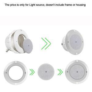 RGB 수중 풀 LED 18W 24W 30W 35W 42W 12V 플라스틱 수지 충전 방수 파란색 따뜻한 흰색