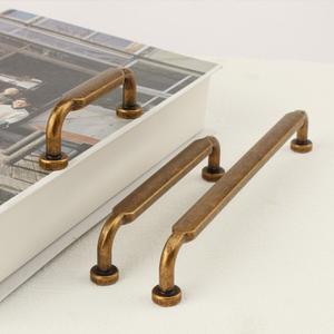 미국 스타일의 부엌 옷장 신발 캐비닛에 대한 골동품 청동 핸들 레트로 소박한 도어 당김 가구 하드웨어