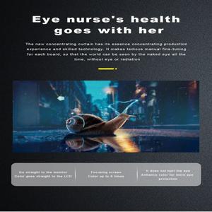 고휘도 안티라이트 프로젝터 스크린 84-150인치 16:9 메탈 커튼 - 4K 호환 가정용 야외용 사무실용 휴대용