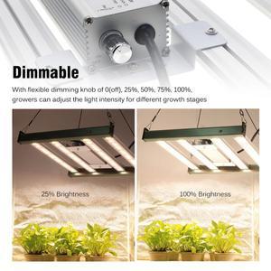 전체 스펙트럼 LED 성장 빛 120W LM281B 실내 식물에 대 한 디 밍이 가능한 조명 꽃 모 종 온실 텐트