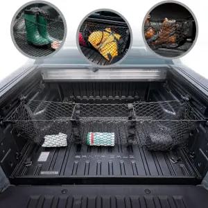 현대 산타 크루즈 2022-2025 - 프리미엄 트렁크 정리함 및 보관함 픽업 트럭 침대용 카고 네트 침대 분할기