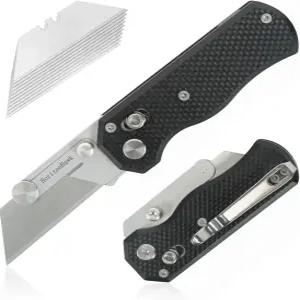 클립과 G10 손잡이가 있는 호라이즌호크 접이식 유틸리티 나이프 스테인리스 스틸 블레이드