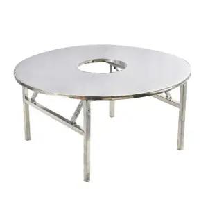 원형 식당 업소용숯불테이블 돼지갈비 고기테이블 화로