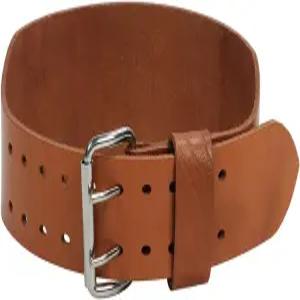 역도 벨트 남성용 가죽 허리 지지대 파워팅 헤비 듀티 운동 강도 훈련 장비