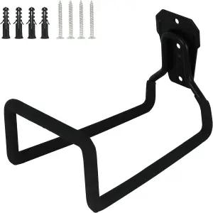 PHYEX 정원 호스 홀더 벽걸이 보호 코팅이 된 금속 행거 야외 마당용 물 고리 50-100피트 확장 가능한 장착