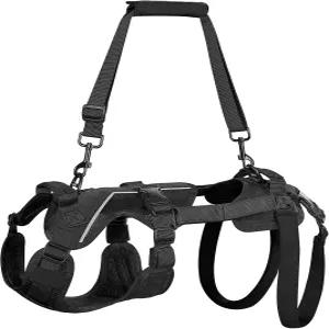 소형견용 원티그리스 반려견 트 하네스 XS 슬링 캐리어 반사 스트랩이 있는 전신 조끼 뒷다리용