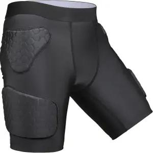 디아몬 축구 거들 5패드 유소년 패딩 반바지와 엉덩이 꼬리뼈 보호 압축 반바지
