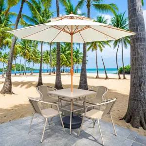 파라솔 테이블 의자 정원 일체형 카페 캠핑 접이식 펜션 포차 야외