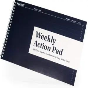 BestSelf Co. 작업 계획자 일일 할 일 목록 및 계획자와 함께 최적의 주간 계획을 위한 1년간의 찢어진