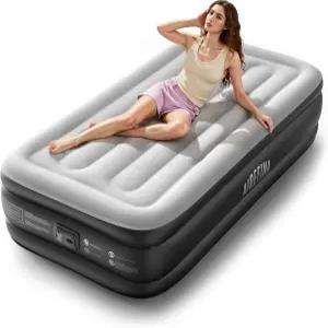 펌프가 내장된 에어피나 트윈 에어 매트리스 업그레이드된 18인치 베드 빠른 2분 자가 팽창 홈 게스트 및
