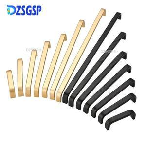 DZSGSP 주방 도어 캐비닛 스트레이트 핸들 64/96/128/160/192mm 공간 알루미늄 당겨 손잡이 가구 하드웨어