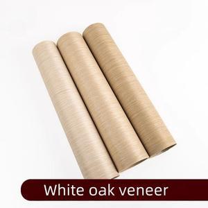 나무로 되는 문을 위한 58x250cmT0.2mm 베니어 화이트 오크 가구 데스크탑 혁신 장식적인 표면