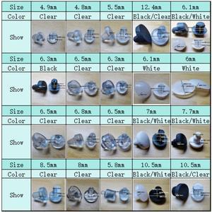 투명/검은색 고무 내장 가구 테이블 의자 다리 발 바닥 글라이드 패드 손톱