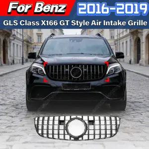 호환  메르세데스- GLS-클래스 X166 AMG 2016 2017 2018 2019 차량용 프론트 범퍼 GT 스타일 라디에이터 보