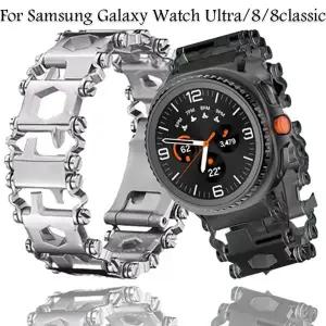 호환   시계 울트라 47mm 야외 내구성 밴드 시계 8 40mm 44mm클래식 46mm에 대한 스포츠 다기능 금속 스트