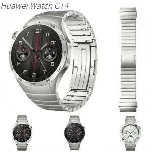호환  노 갭 메탈 밴드 화웨이 워치 GT45 46mm 스테인리스 스틸 퀵 릴리즈 브레이슬릿 손목 밴드 화웨이 워